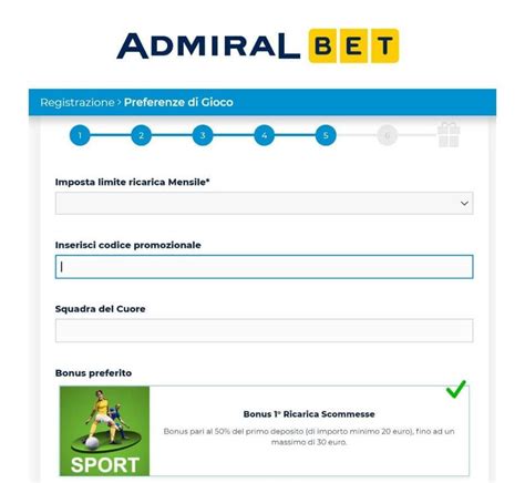 codice promozionale admiralbet,Bonus ADMIRALBET (Benvenuto 1000€) & Codice Bonus 